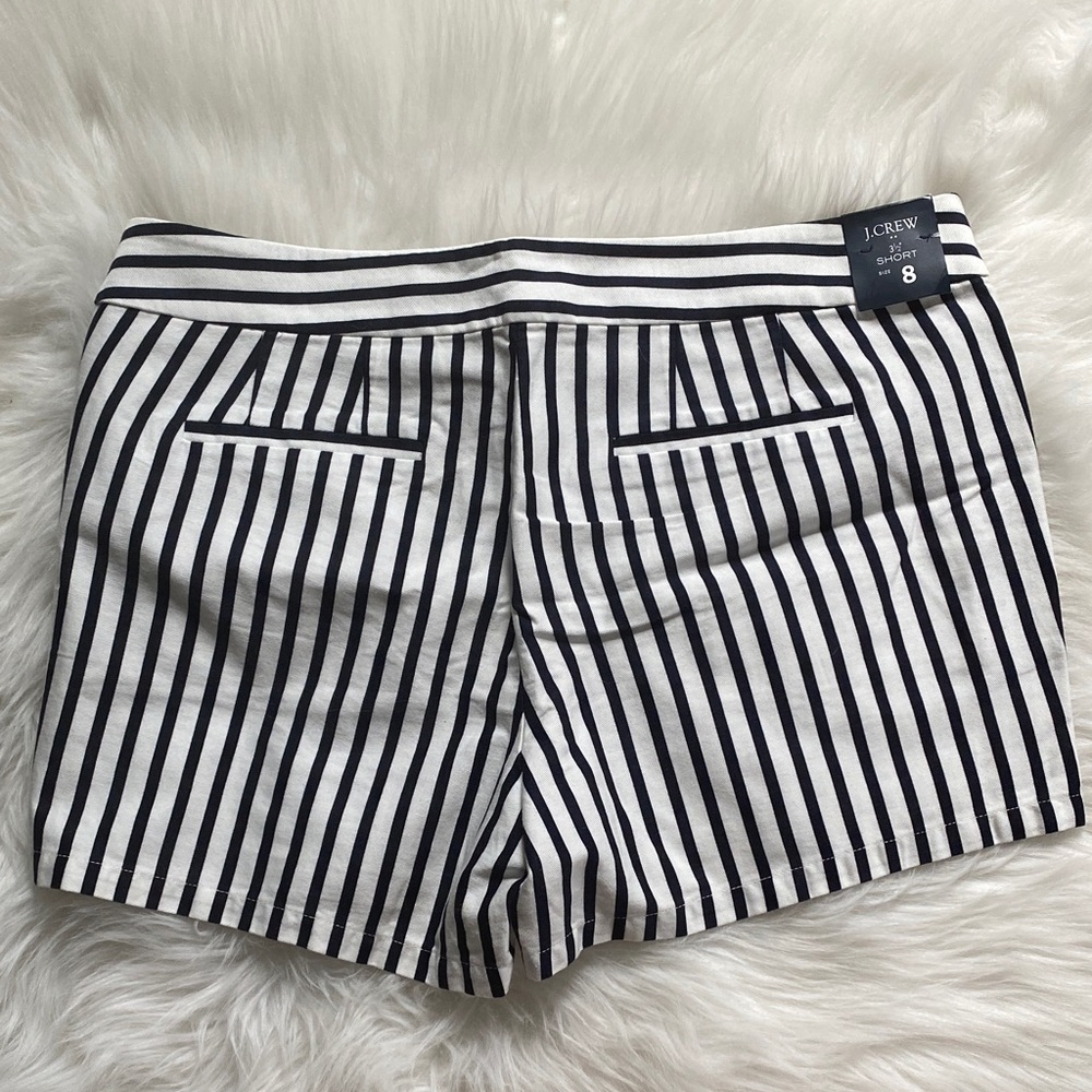NWT J. Crew Black and White Shorts 8 - Picture 2 of 4
